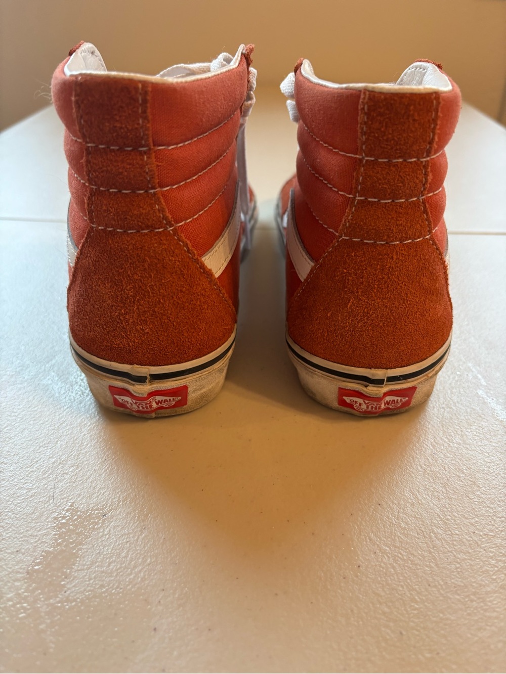 Vans Sk8-Hi Suede High-Top Sneakers in Rust - Picture 3 of 6